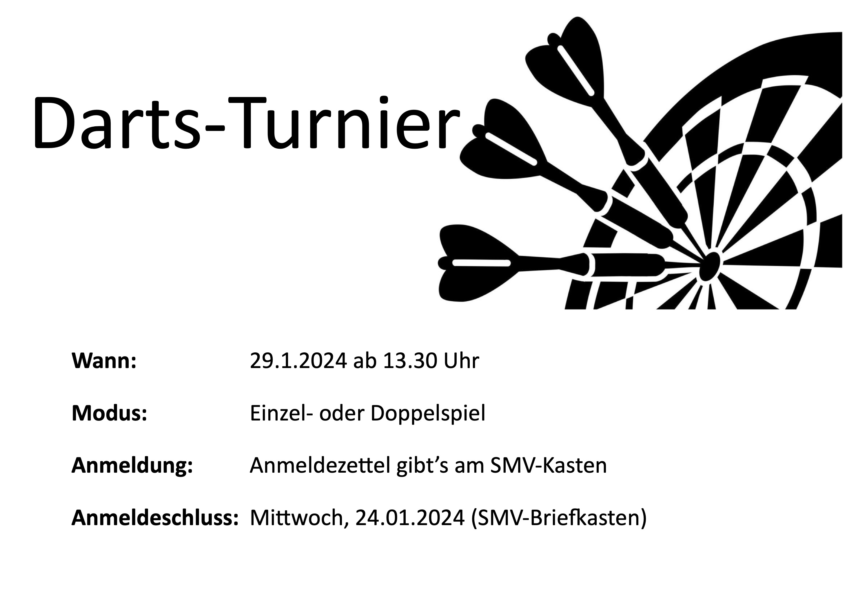 Flyer Darts Turnier